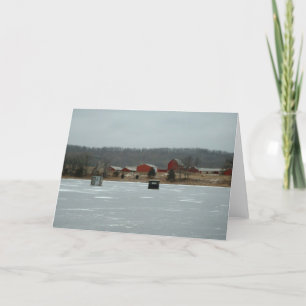 Ice shacks card
