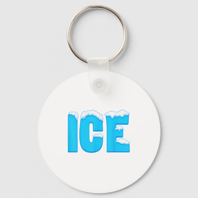 Ice Shirt Adult Kids Men Women Fire And Ice Costum Keychain (Front)