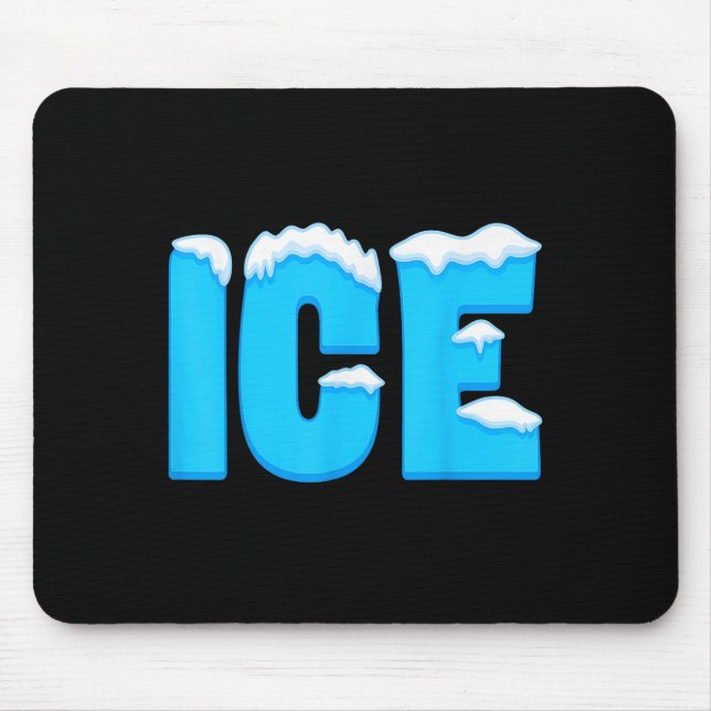 Ice Shirt Adult Kids Men Women Fire And Ice Costum Mouse Pad (Front)