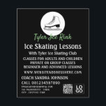 Ice Skate Logo, Ice Skating Lesson Advertising Flyer<br><div class="desc">Ice Skate Logo,  Ice Skating Lesson Advertising Flyers By The Business Card Store.</div>