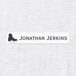 Ice Skate or Iron On Logo Labels