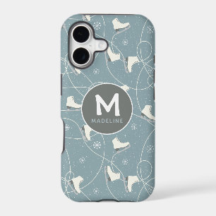 Ice skate & snowflake Personalized