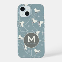 Ice skate & snowflake Personalized