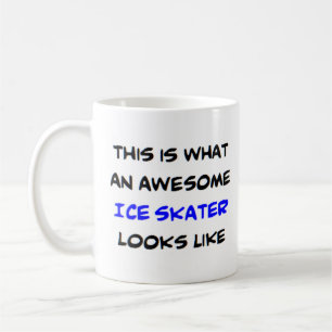 ice skater, awesome coffee mug