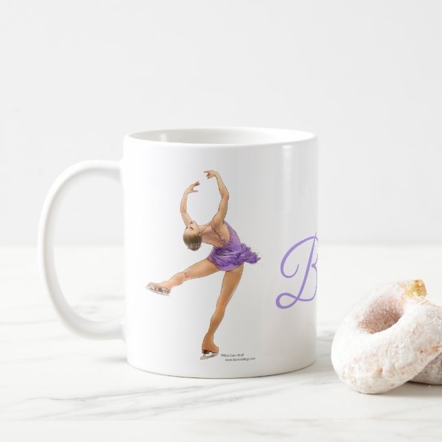 Ice Skater Mug (With Donut)