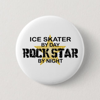 Ice Skater Rock Star by Night 2 Inch Round Button