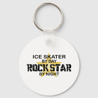 Ice Skater Rock Star by Night Keychain