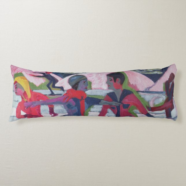 Ice Skaters Body Pillow (Front)