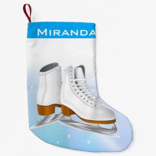 Ice Skates Christmas Stocking