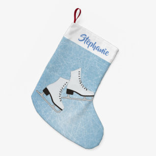 Ice Skates Design Christmas Stocking