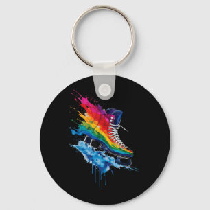 Ice Skates Ice Hockey Keychain
