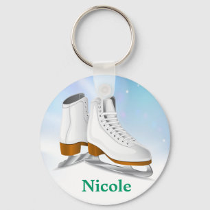 Ice Skates Key Chain