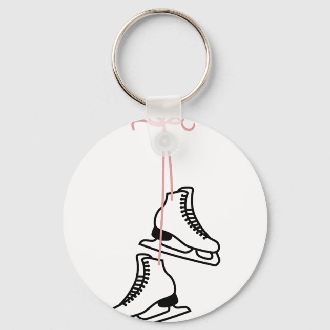 Ice Skates Keychain (Front)