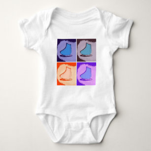 Ice Skates/Let it Snow Let it Snow Let it Snow Baby Bodysuit