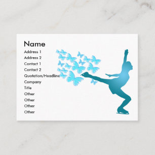 Ice Skating Business Card - Customizable!