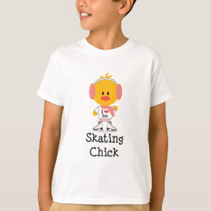 Ice Skating Chick Kids T-shirt