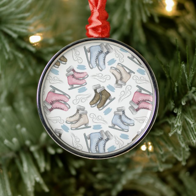 Ice Skating Christmas Ornament Keepsake (Tree)