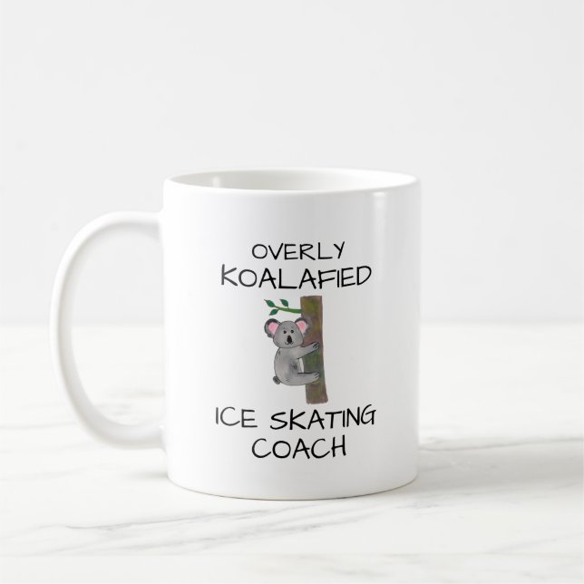 Ice Skating Coach Teacher Figure Skate Gift Coffee Mug (Left)