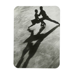 Ice Skating Couple Magnet