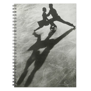 Ice Skating Couple Notebook