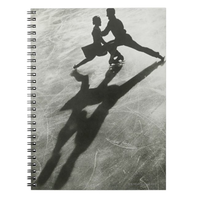 Ice Skating Couple Notebook (Front)