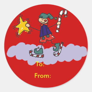 Ice Skating Gift Tags