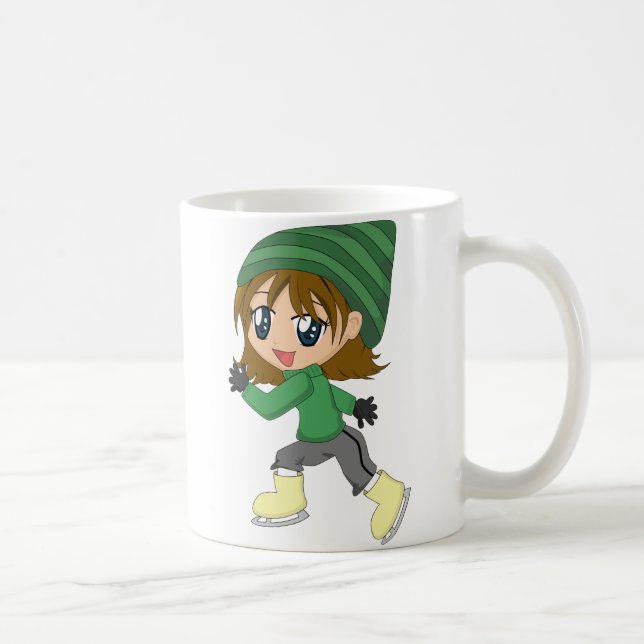 Ice-skating Girl Mug (Right)