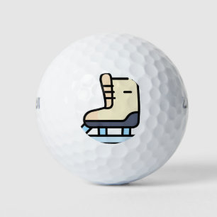 ice skating golf balls