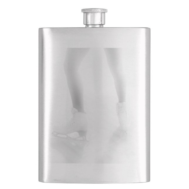 Ice skating hip flask (Front)