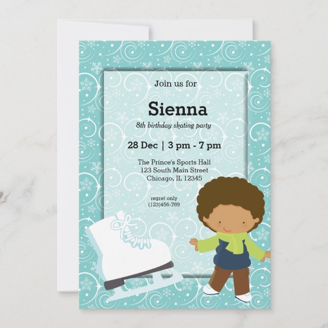 Ice Skating Invitation (Front)