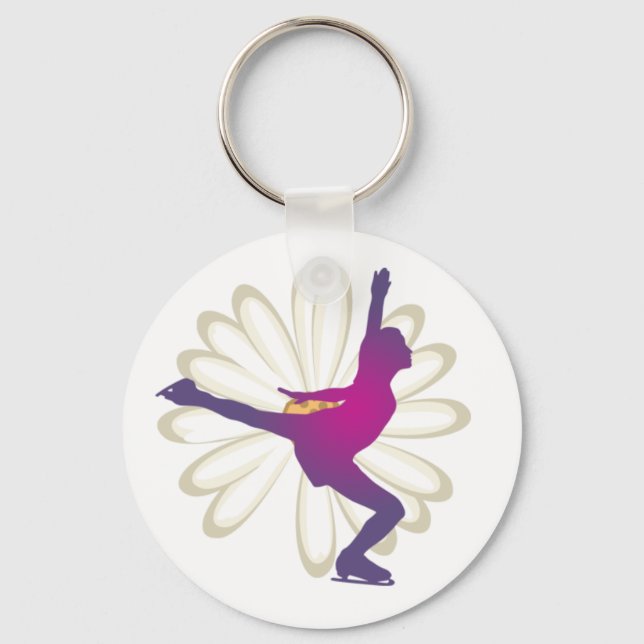 Ice Skating keychain (Front)