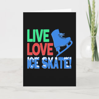 Ice Skating Love ICE Card