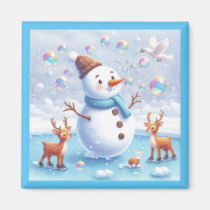 Ice Skating Magnet