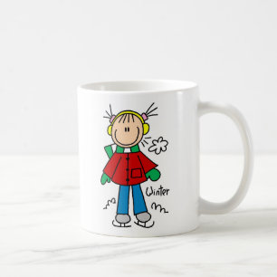 Ice Skating On A Cold Winter Day Mug