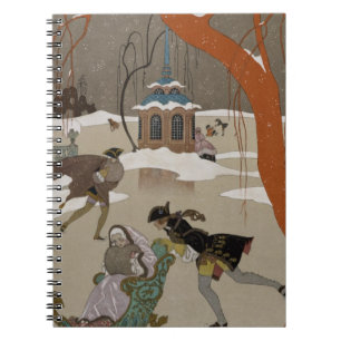 Ice Skating on the Frozen Lake Notebook
