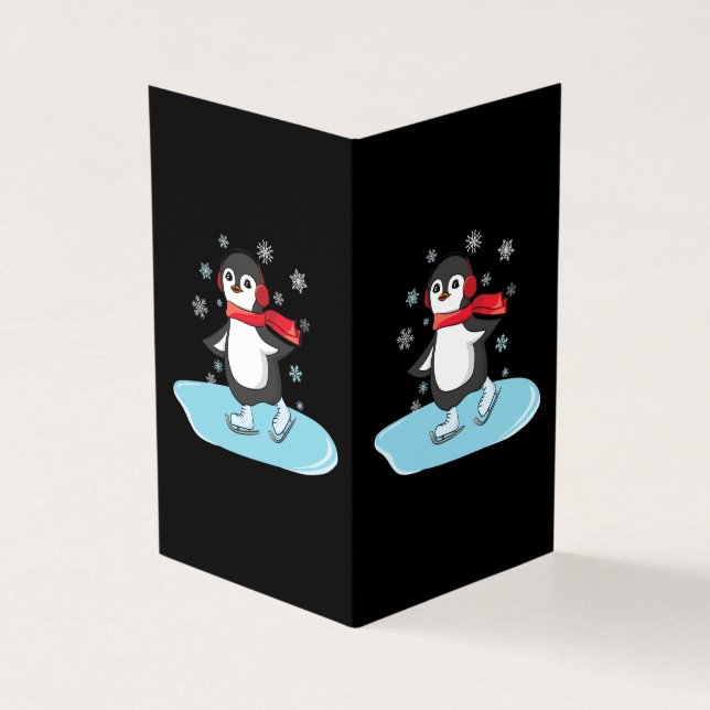 Ice Skating Penguin (Outside)