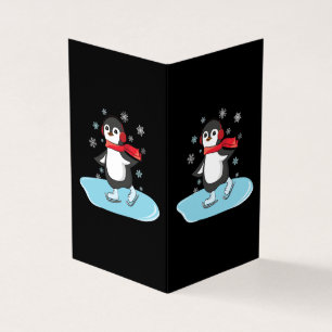 Ice Skating Penguin