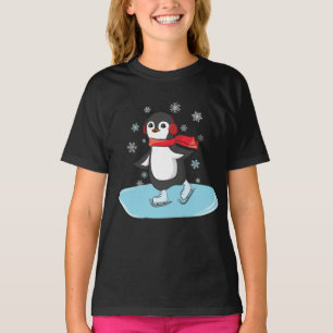 Ice Skating Penguin T-Shirt