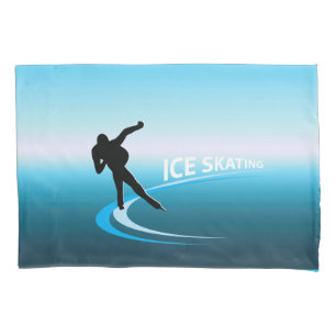 Ice Skating Pillow Case