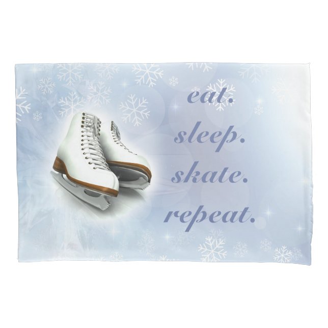 Ice Skating pillow case (Front)