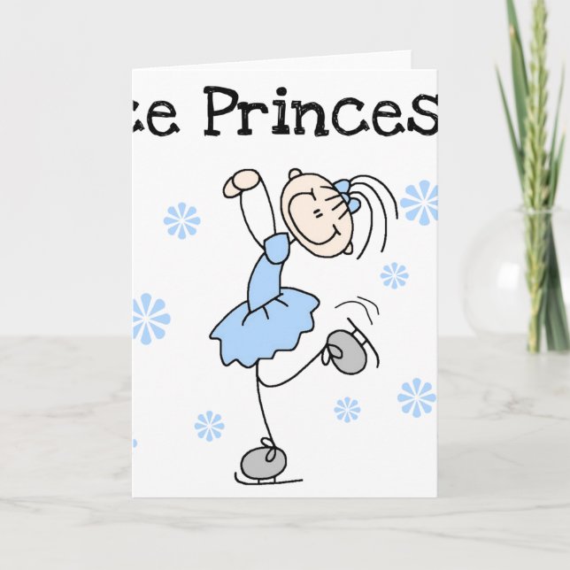 ICE SKATING PRINCESS CARD (Front)