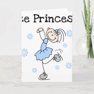 ICE SKATING PRINCESS CARD