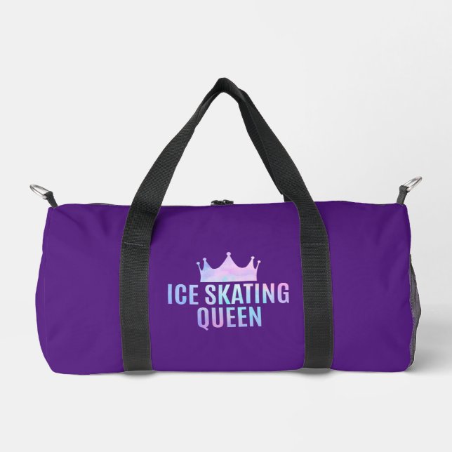 Ice Skating Queen - Ice Skating Lovers Duffle Bag (Front)