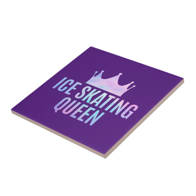 Ice Skating Queen - Ice Skating Lovers   Tile (Side)