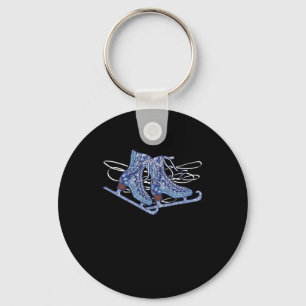 Ice Skating Shoes Winter Sports Gift Keychain