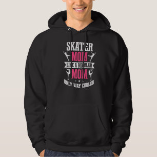 Ice Skating Skater Mom Figure Skating Sport Mother Hoodie