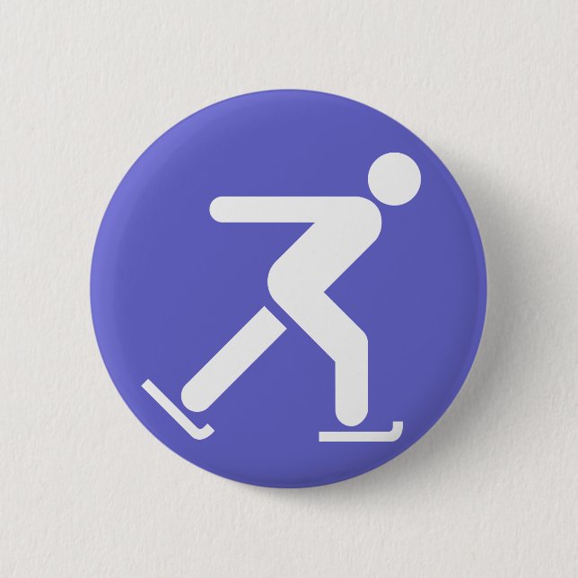 Ice Skating Symbol Button (Front)