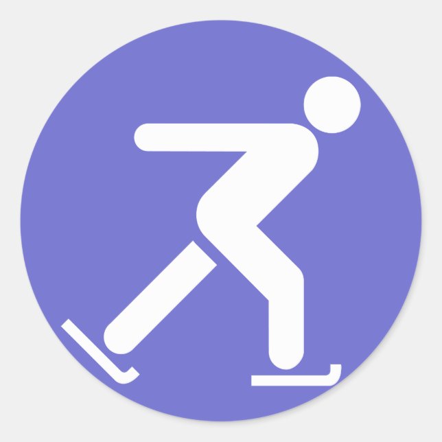 Ice Skating Symbol Sticker (Front)