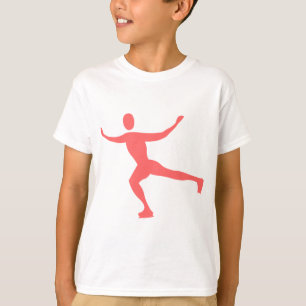Ice Skating - Tropical Pink T-Shirt