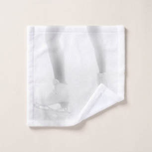 Ice skating wash cloth